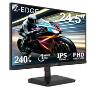 Z-Edge Ecran Gaming 25'' 240 Hz, IPS Panel, FHD 1080P, 1ms MPRT, FreeSync, Moniteur PC Gamer LED 16:9, Inclinaison Réglable, 350cd/m², HDMI2.0 & DP1.4, VESA 100 * 100mm (HDMI Câble Inclus)