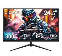 Z-Edge Ecran Gaming 25'' 300 Hz (DP1.4×2), IPS Panel, 240 Hz (HDMI2.0×2), FHD 1080P, 1ms, FreeSync, Moniteur PC Gamer LED 16:9, Inclinaison Réglable, Bordure ultra-fine, VESA 75*75mm (DP Câble Inclus)