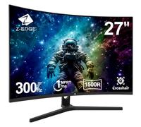 Z-Edge Ecran Gaming Incurvé 27'' 300 Hz (DP1.4*2), 240 Hz (HDMI2.0*2), 1ms MPRT, FreeSync, FHD, Moniteur PC Gamer LED 16:9, Inclinaison Réglable, VA, HDR, 3000:1, RGB, VESA 100*100mm (DP Câble Inclus)