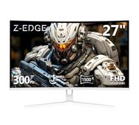 Z-Edge Ecran Gaming Incurvé Blanc 27'' 300 Hz (DP1.4*2), FHD, 1ms, FreeSync, 240 Hz (HDMI2.0*2), Moniteur PC Gamer White LED 16:9, Inclinaison Réglable, VA, HDR, 3000:1, RGB, VESA (DP Câble Inclus)