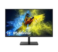 Z-Edge Ecran Pc 24'' IPS Full HD(1920x1080), 75 Hz, FreeSync, Moniteur Bureau LED 16:9 avec HDMI Câble, 16.7M Couleur HDR avec Technologie Eye Care, HDMI & VGA, Inclinaison Réglable, 178° Angle Vue