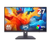 Z-Edge Écran PC 27'' IPS 4K UHD (3840x2160), FreeSync, Moniteur Bureau 16:9, 60 Hz, 5 ms, Inclinaison Réglable, Couleurs Ultra Réalistes & Cadre Ultra Slim, 2×HDMI2.0 & 2×DP1.4, VESA (DP Câble Inclus)