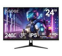 Z-Edge Ecran Pc Gamer 24'' 240 Hz, IPS Panel, 1ms, FreeSync, FHD(1920x1080), Moniteur Gaming 16:9, Inclinaison Réglable, 2× HDMI2.0 & 2× DP1.4, 350cd/m², HDR10, VESA 75 * 75mm (DP Câble Inclus)