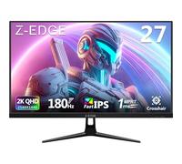 Z-Edge Ecran PC Gamer 27'' 2K, Fast IPS, 180HZ/165HZ, 2560x1440, 94% DCI-P3, 1ms, FreeSync, 1,07M, Moniteur Gaming Lunette Ultra Fine, Inclinaison Réglable, 2×HDMI(144Hz), 2×DP1.4(180Hz), VESA