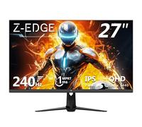 Z-Edge Ecran Pc Gamer 27'' IPS QHD (2560x1440), 240 Hz (DP1.4×2), 1ms, FreeSync, Moniteur Gaming LED 16:9, 144 Hz (HDMI2.0×2), Inclinaison Réglable, 400cd/m², VESA 100 * 100mm (DP Câble Inclus)