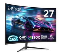 Z-Edge Écran Pc Gamer 27 Pouces Gaming Incurvé QHD 1440p VA 165 Hz 1 ms FreeSync Noir
