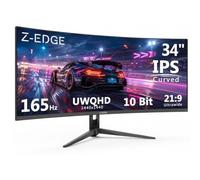 Z-Edge Écran Pc Gamer 34 Pouces Gaming Incurvé 1440p IPS 165 Hz 1 ms FreeSync Noir