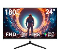 Z-Edge Ecran PC Gaming 24'', IPS Monitor 180 Hz/165 Hz/144 Hz, 1080P, 1ms, FreeSync, Moniteur PC Lunette Ultra Fine, 5000:1, HDMI 2.0& DP 1.4, Inclinaison Réglable, VESA 100 * 100mm (Câble DP Inclus)