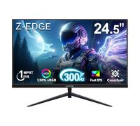 Z-Edge Moniteur de jeu 24,5 pouces 300 Hz 280 Hz 240 Hz, UG25S FHD 1080p, MPRT ultra rapide 1 ms, IPS Monitor Gaming, moniteur d'ordinateur PC, 16,7 M couleurs, DP x2, HDMI x2