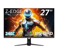 Z-Edge Moniteur de jeu 27" 240 Hz 2K QHD 1440p avec écran d'ordinateur IPS rapide, MPRT 120 % sRGB, 400 nits, UG27QS, 2 ports DP 1.4 et 2 ports HDMI 2.0