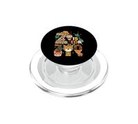 Z est pour Les Animaux de Zoo, Excursion au Zoo, journée au Zoo dans la Jungle, Faune et Flore PopSockets PopGrip pour MagSafe