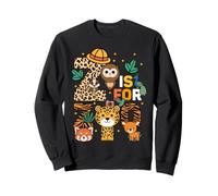 Z est pour Les Animaux de Zoo, Excursion au Zoo, journée au Zoo dans la Jungle, Faune et Flore Sweatshirt