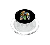 Z est pour Les Animaux du Zoo, Excursion au Zoo dans la Jungle, Safari d'une journée PopSockets PopGrip pour MagSafe