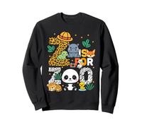 Z est pour Zoo Animals Zoo Trip Jungle Kids Zoo Day Sweatshirt