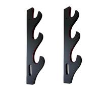 Z-fiber Katana Support Mural pour Épée - 1 Paire de Crochets Réglables - Pour Épée de Samouraï et Arme Demon Slayer - 3 Niveaux