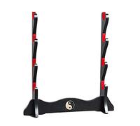 Z-fiber Porte-épée Japonais rembourré Katana Stand Samurai Display Rack Support All Tanto Sword Tai Chi,4 Tier
