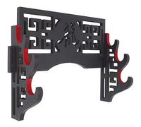 Z-fiber Velvet Protect Sword Support Mural Porte-épée présentoir pour Katana Wakizashi Genji et Samurai Swords Hollow,3 Tier