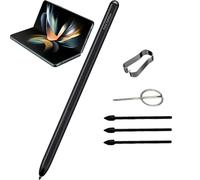 Z Fold 4 Pen Fold Edition Stylus S Pen de rechange pour Samsung Galaxy Z Fold 4 5G S Stylet + pointes de rechange + broche pour carte (Noir)