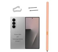 Z Fold 7 S Pen Fold Edition Compatible avec Samsung Galaxy Z Fold 7 5G Slim Stylo de remplacement pour Samsung Z Fold7 S Pen Fold Edition Stylo stylet avec stylets/pointes (orange)