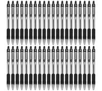 Z-Grip Lot économique de 40 stylos bille rétractable Noir
