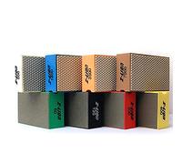 Z-LION Lot de 8 tampons de polissage à la main en diamant et en résine pour verre, pierre, céramique, marbre, granit