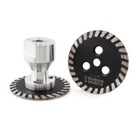 Z-LION Sourcingmap Lot de 2 + 1 scie-diamant avec disque de découpe amovible M14 Fiange pour béton et granit 50 mm