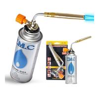 Z.M.C Brûleur à gaz polyvalent 1,65 kW, brûleur à souder jusqu'à 1371 °C, chalumeau de soudage brûleur Bunsen avec flamme réglable, dispositif de brûlage lampe à souder idéale pour l'atelier