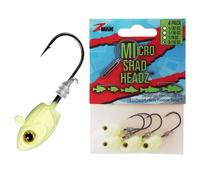 Z-Man MSH316-04PK4 Micro Shad HeadZ Lot de 4 paquets de 4 flacons fluorescents 1,9 l