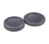 Z Mount Cache d'objectif arrière + Cache de corps de caméra avant pour adaptateur de montage Z Z7 Z6 Accessoires de remplacement BF-N1 Couvercle de capot de caméra Corps arrière Bouchon de béquille