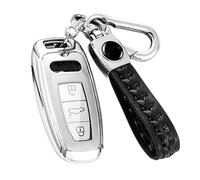 Z.MYUKI 【5 Couleurs】 A3 S line Sportback Coque vec porte Clef pour Audi A3 8Y 2020-2022 2023 Accessoire original Protection rgent)