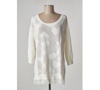 z.o.e (zone of embroidered) pulls et sweat-shirts femme de couleur blanc