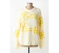z.o.e (zone of embroidered) pulls et sweat-shirts femme de couleur jaune 38