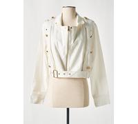 z.o.e (zone of embroidered) vestes femme de couleur blanc 40