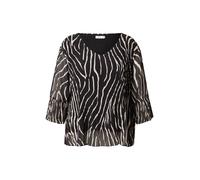 Z-One Chemisier 'Ok44ali' noir / blanc naturel, Taille 4XL-5XL