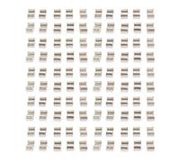 Z Type Spring Clips Stainless Steel 100Pcs Durable Secure Easy Installation Z Wire Fixing Clips for Gardening Greenhouse Glazing Panels Christmas Gifts