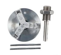 Z011 Mandrin de perceuse manuel en métal pour perceuse électrique - Mandrin auto-centrant à 3 mâchoires en alliage de zinc avec filetage de 12 x 1 mm, acier à haute teneur en carbone, taille compacte