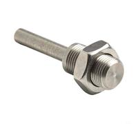 Z011 Mandrin manuel en alliage de zinc avec une grande précision de centrage et une large plage de serrage, adapté aux perceuses électriques, version compacte à trois et quatre mors, argent (C)