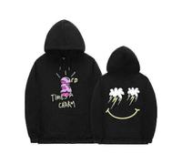 (Z0898*black,M)Cactus Jack Hoodie Men Women Double-sided Logo Print Look Mom I Can Fly Travis Scott Hoodies Unisex Fashion Hip Hop Streetwear