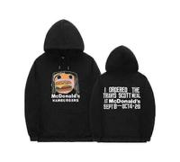 (Z0923*black,M)Cactus Jack Hoodie Men Women Double-sided Logo Print Look Mom I Can Fly Travis Scott Hoodies Unisex Fashion Hip Hop Streetwear