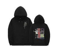 (Z0924*black1,M)Cactus Jack Hoodie Men Women Double-sided Logo Print Look Mom I Can Fly Travis Scott Hoodies Unisex Fashion Hip Hop Streetwear