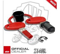 Z140R GIVI Clé Serrure Rouge Pour Coffre E360 E41 B47 B360 B27
