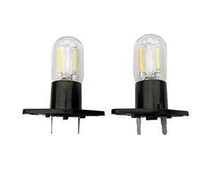 Z187 Led Ampoule Micro-Ondes Bornes Droites T170 1.5w Lampe De RéFrigéRateur Remplacement Pour Lg Smeg Samsung Whirlpool Panasonic 58001042 56001070 Wb36x10002 6620g00007b 20w Paquet De 2