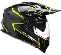 Z1R Range Voyager, casque d aventure S Noir/Gris/Jaune Néon Noir/Gris/Jaune Néon