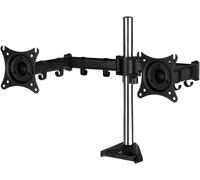 Z2 Pro (Gen 3) - Double Bras Pour Écran Ultra-Larges Jusqu'À 34¿/35¿, Jusqu'À 15 Kg/33 Ibs Par Bras, Bras Écran Pc, Inclinable, Pivotant, Vesa 75X75/100X100, Concentrateur Usb À 4 Ports - Noir