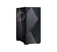 Z3 Iceberg - Mid tower - ATX étendu - panneau latéral fenêtré (verre trempé) - pas d'alimentation - noir - USB/Audio