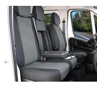 Z4L Housses de siège sur mesure pour Ducato à partir de 2006/2014/2022 - Matériau rembourré - 3 places