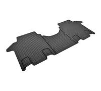 Z4L Tapis de sol en caoutchouc sur mesure pour VW T7 Multivan à partir de 2022 | 2 rangées, Deuxième rangée