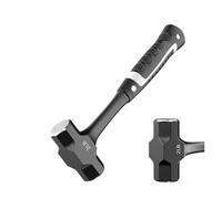Z50 2LB-3LB Marteau Robuste Monobloc En Acier Forgé Brique Forage Fissure Marteaux Bâtiment Construction Ingénieur Marteau(2LB Hammer)