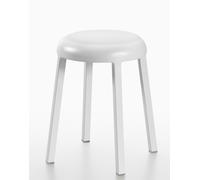 Za Stool Tabouret Emeco Aluminium blanc-gris - EMECO ZA18PCWG