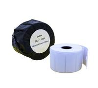 ZA2X1-1300 Lot de 1300 étiquettes de papier d'adresse Motif zèbre Blanc
